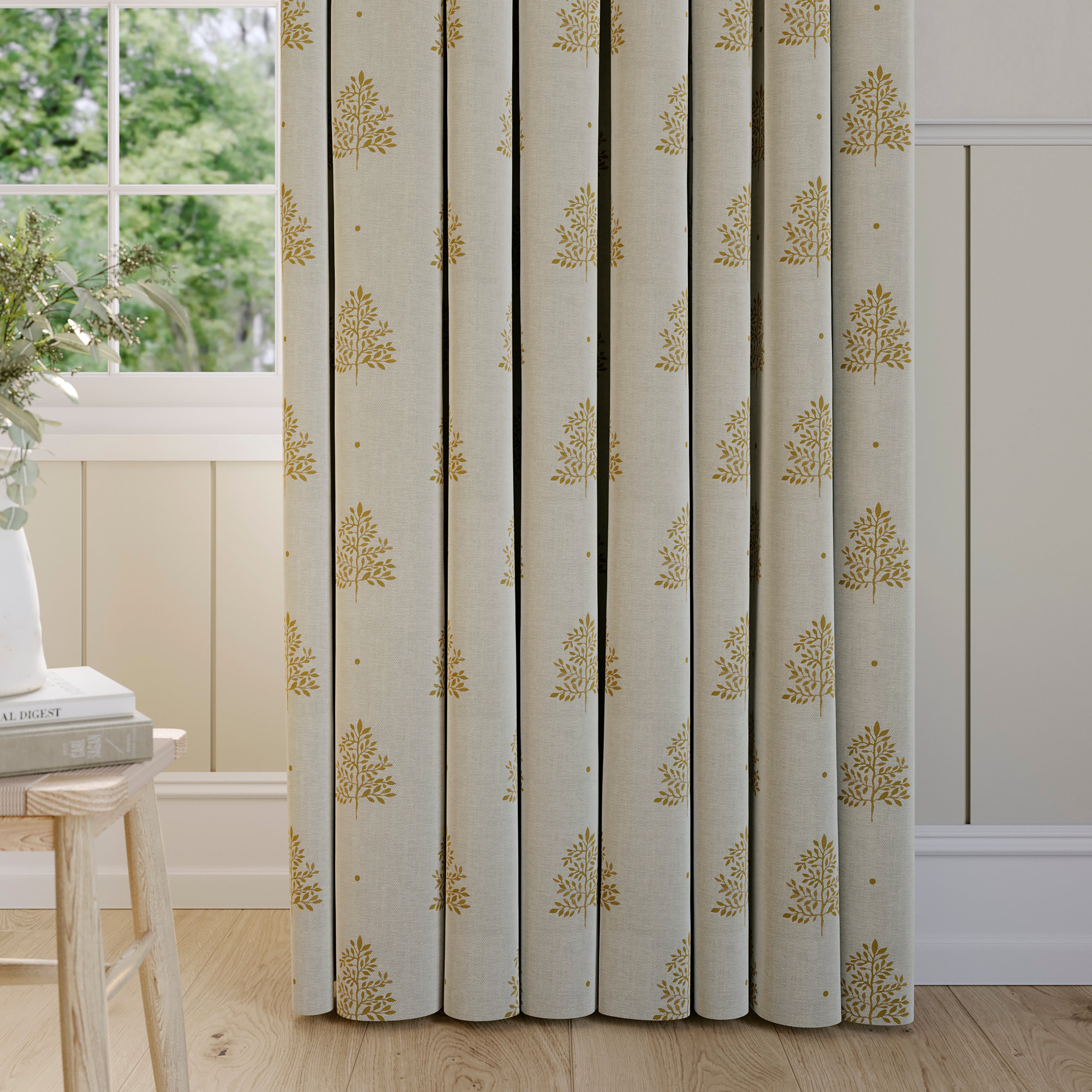 Emily Bond Zachary Made to Measure Curtains Emily Bond Zachary Ochre