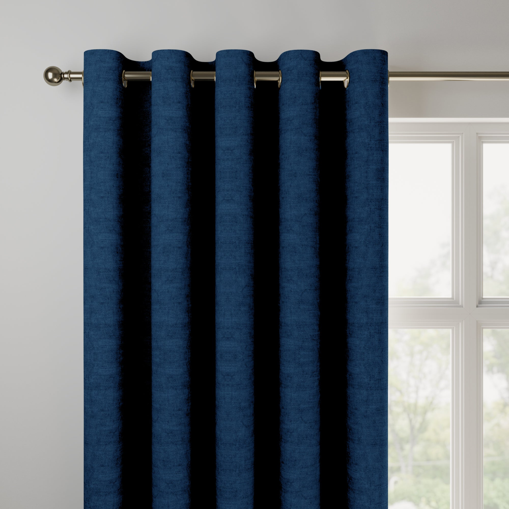 Luxury Velvet Made to Measure Curtains Lux Velvet Navy