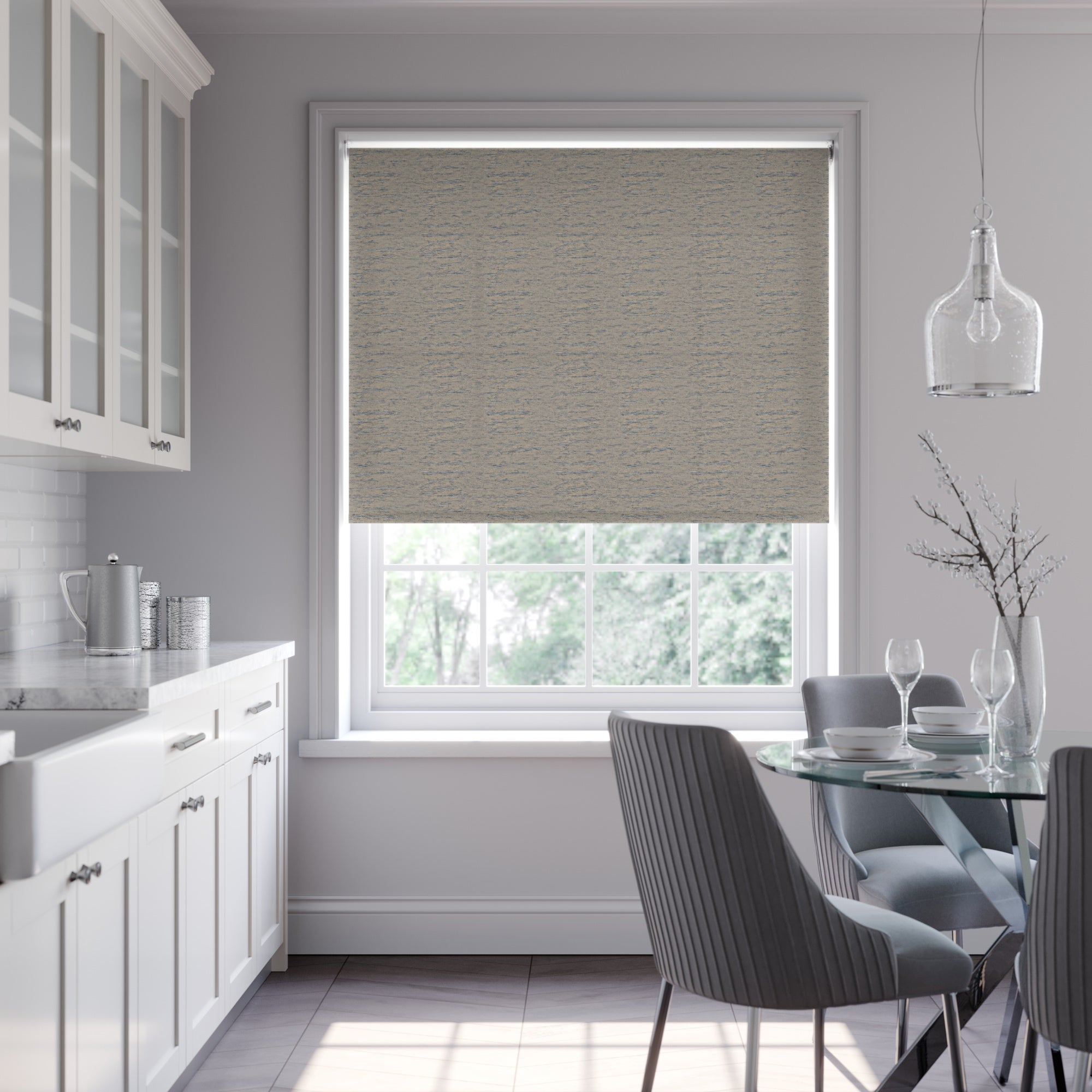 Delphi Made to Measure Daylight Roller Blind Delphi Blue