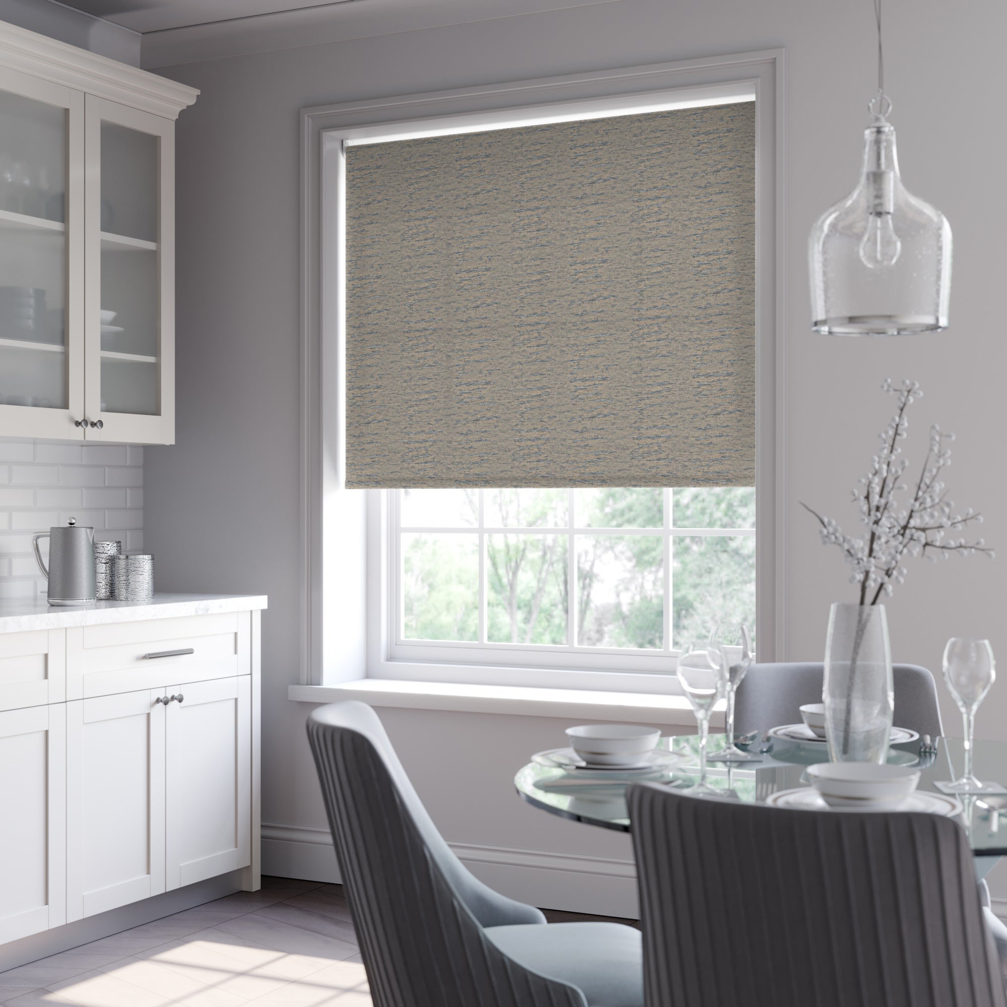 Delphi Made to Measure Daylight Roller Blind Delphi Blue