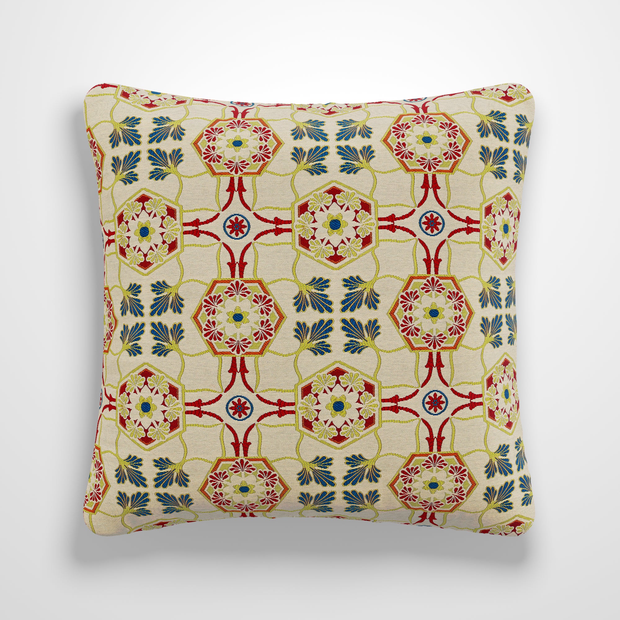 Architectural Treasures Made to Order Cushion Cover Architectural Treasures Red Blue