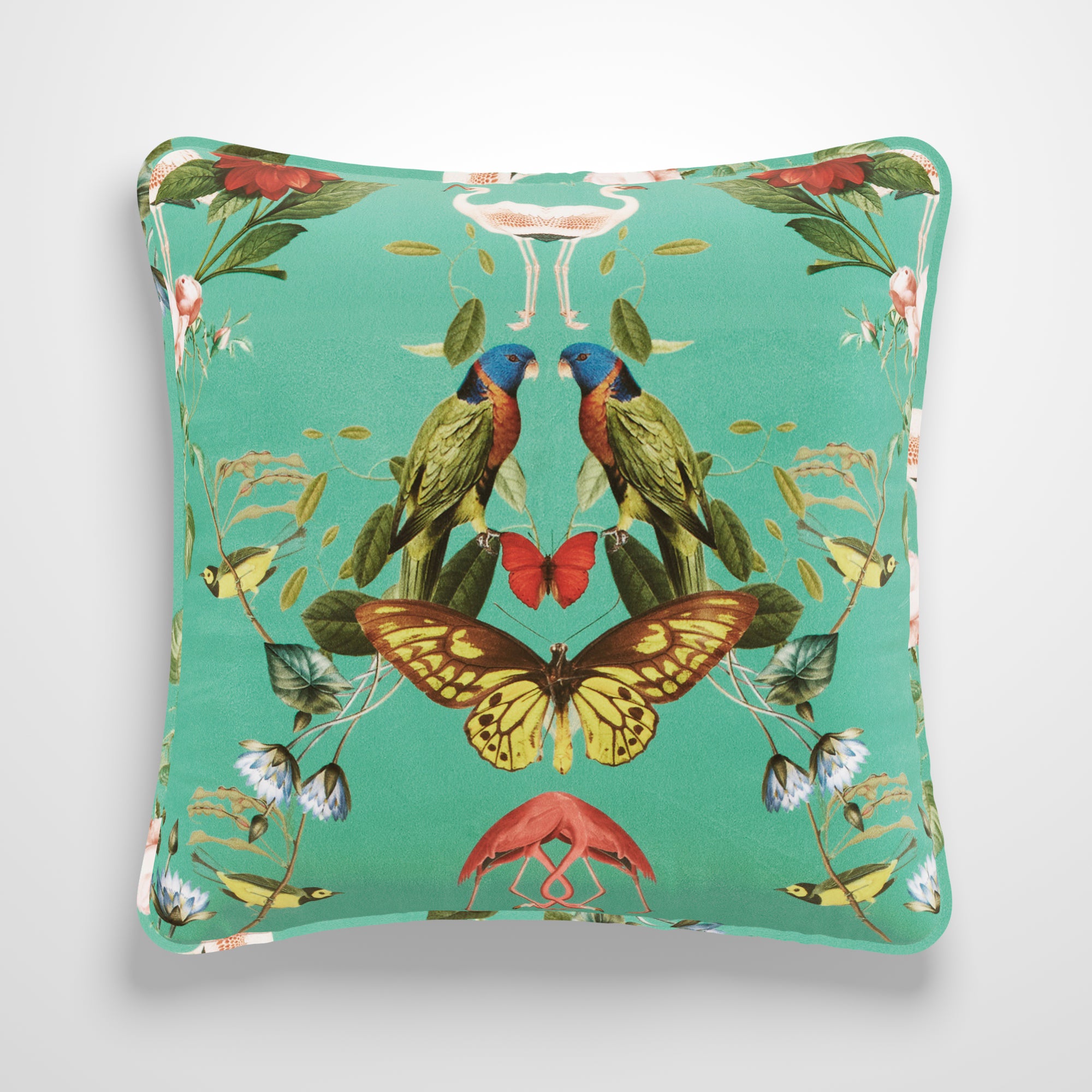 Tropical Kaleidoscope Made to Order Cushion Cover Tropical Kaleidoscope Aqua