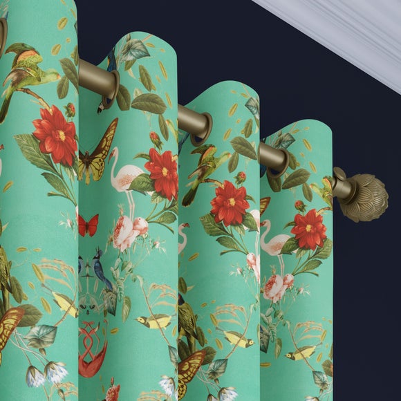 Tropical Kaleidoscope Made to Measure Curtains Tropical Kaleidoscope Aqua