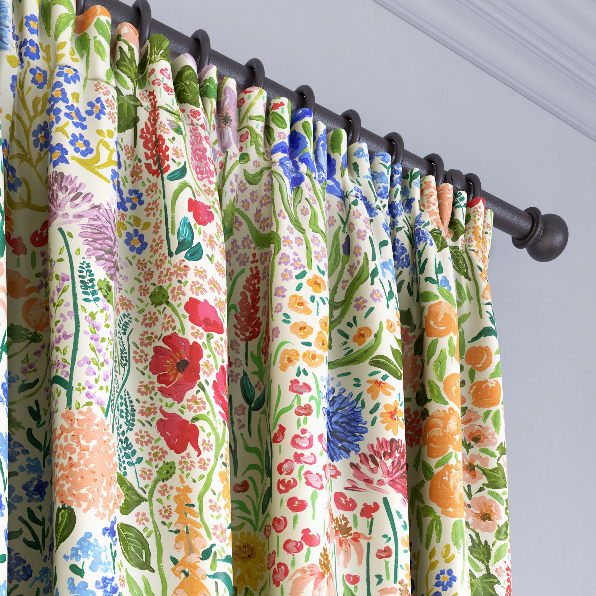 Sophie Robinson Sunshine Flowers Made to Measure Curtains Sophie Robinson Sunshine Flowers