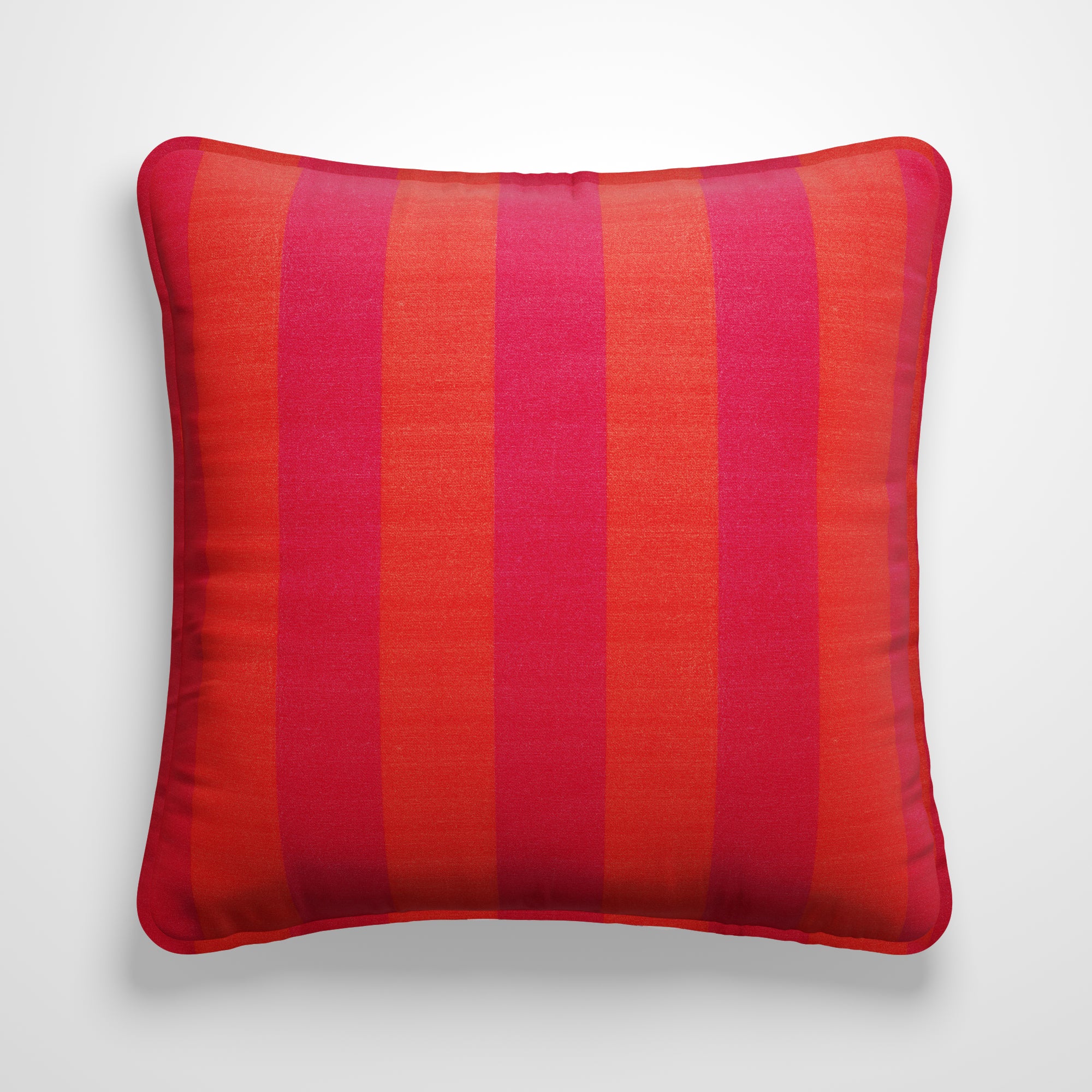 Elements Stripe 100% Cotton Made to Order Cushion Cover Elements Stripe Geranium