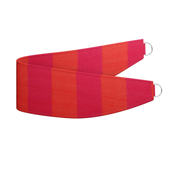 Elements Stripe 100% Cotton Made to Order Tieback Elements Stripe Geranium