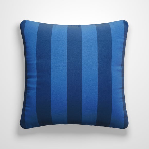 Elements Stripe 100% Cotton Made to Order Cushion Cover Elements Stripe Blue