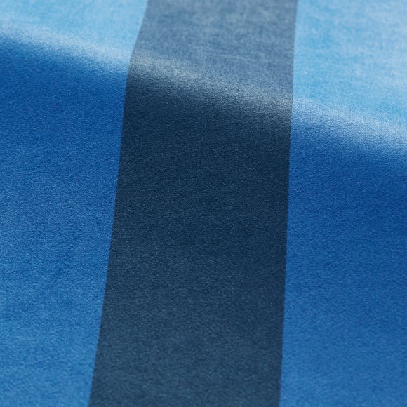 Elements Velvet Stripe Made to Order Tieback Elements Velvet Stripe Blue
