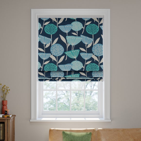 Elements Emmott Made to Measure Roman Blind Elements Emmott Blue