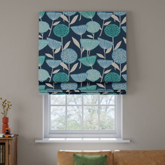 Elements Emmott Made to Measure Roman Blind Elements Emmott Blue