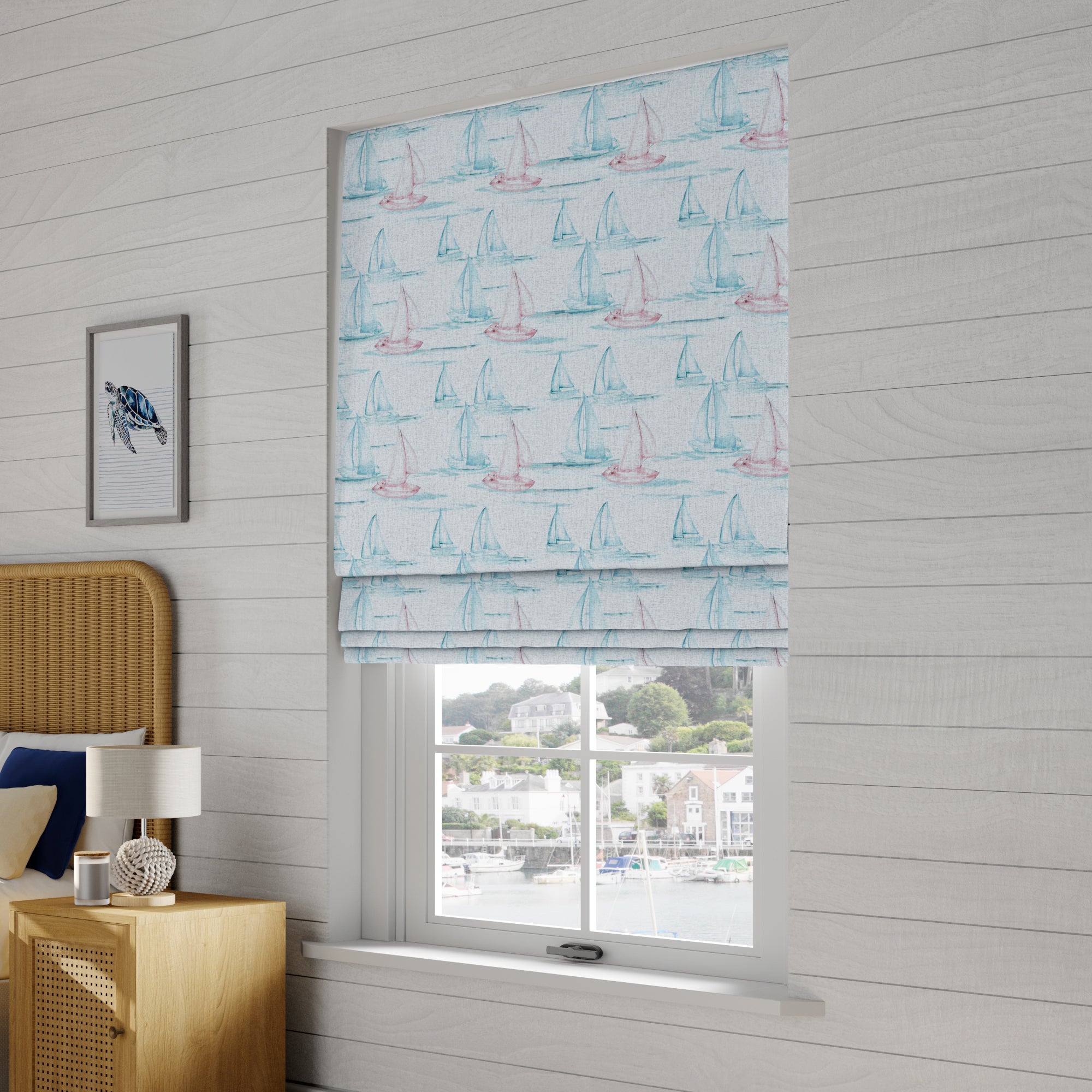 Portloe Made to Measure Roman Blind Portloe