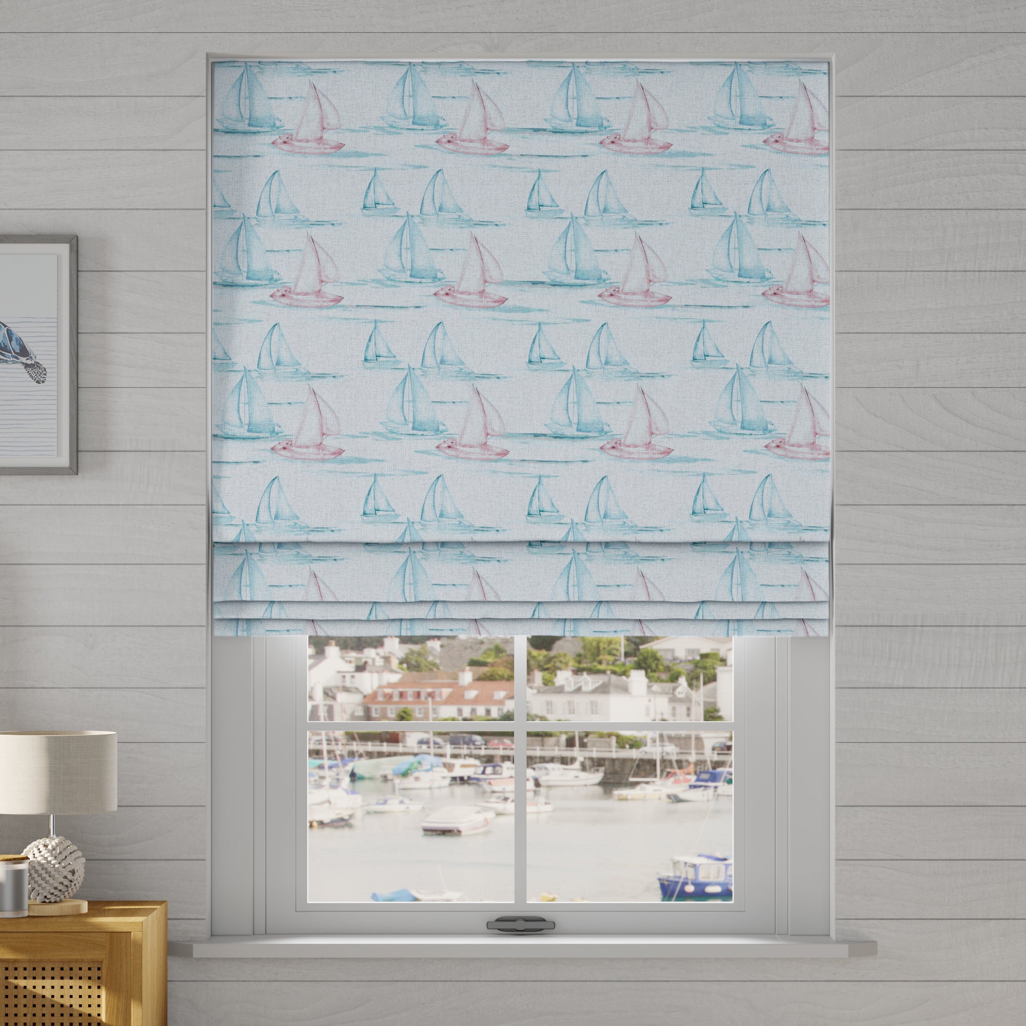 Portloe Made to Measure Roman Blind Portloe