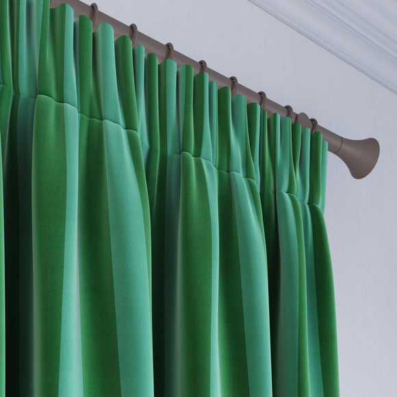 Elements Velvet Stripe Made to Measure Curtains Elements Velvet Stripe Teal