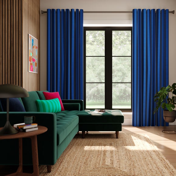 Elements Stripe 100% Cotton Made to Measure Curtains Elements Stripe Blue