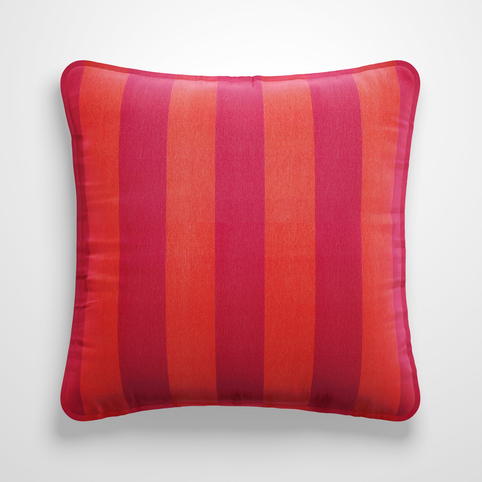 Elements Velvet Stripe Made to Order Cushion Cover Elements Velvet Stripe Geranium