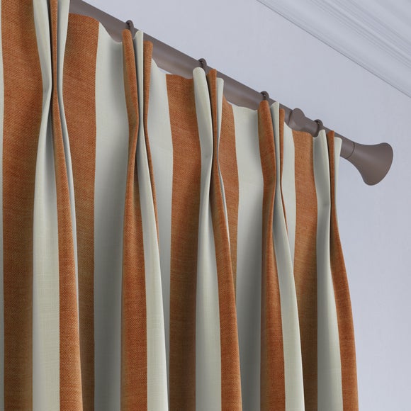 Elements Stripe Linen Look Made to Measure Curtains Elements Stripe Butterscotch