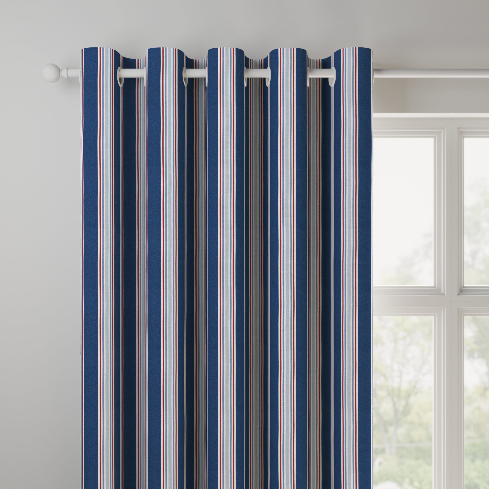 Nautical Stripe Made to Measure Curtains Nautical Stripe