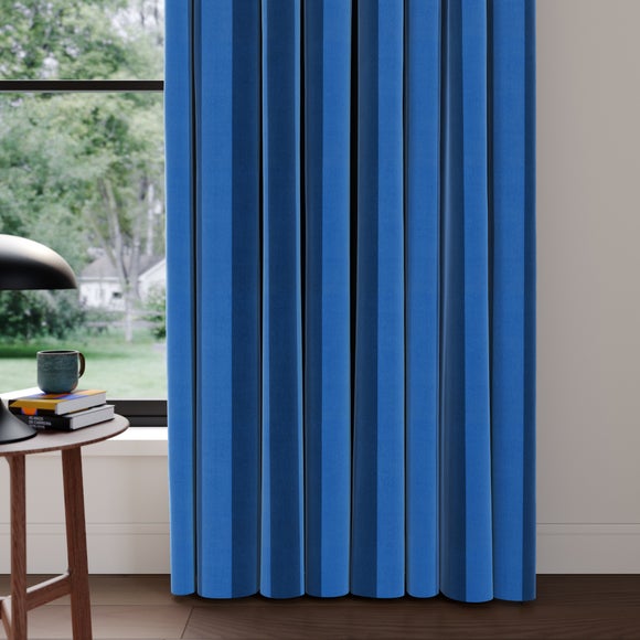Elements Velvet Stripe Made to Measure Curtains