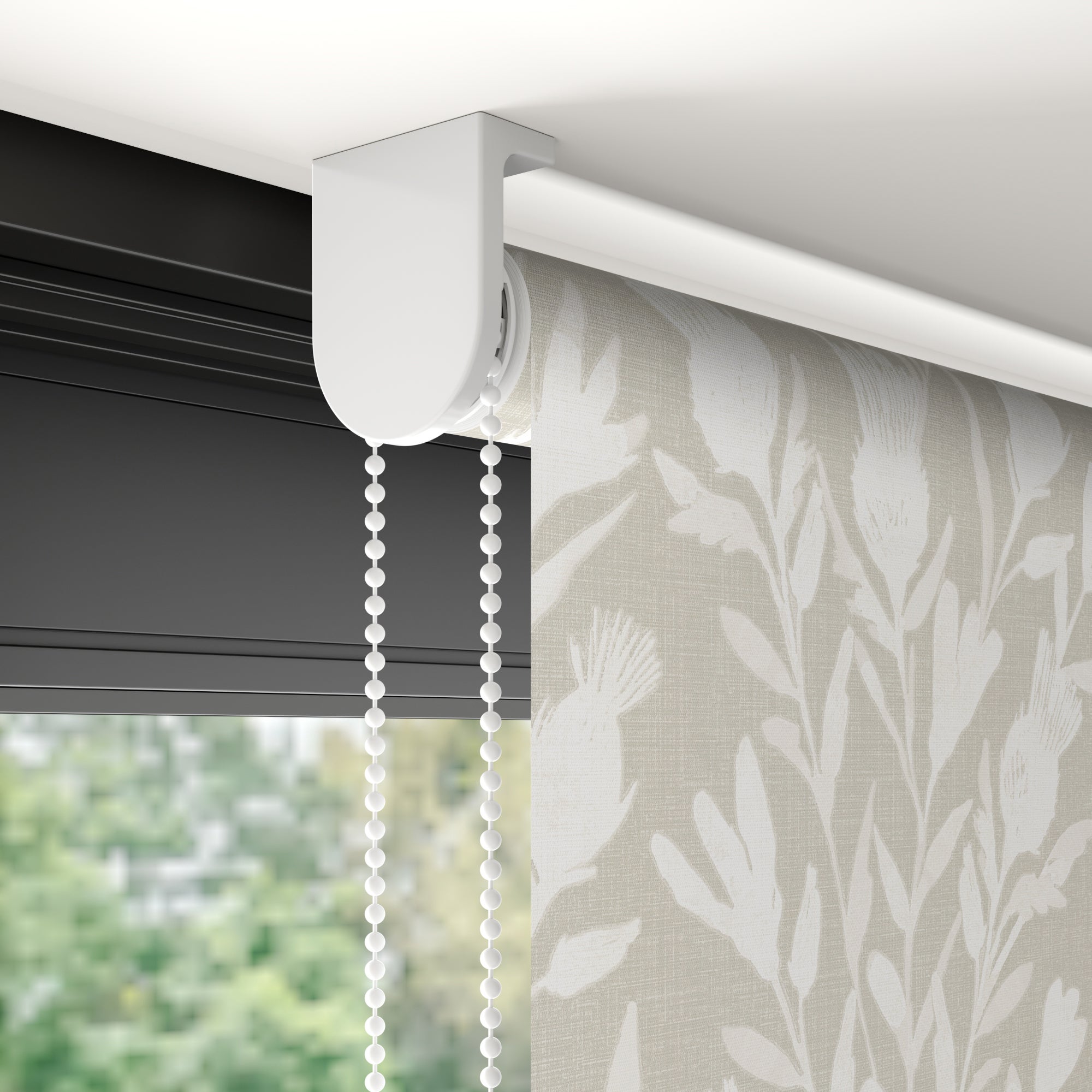 Thistle Made to Measure Roller Blind Thistle Hessian