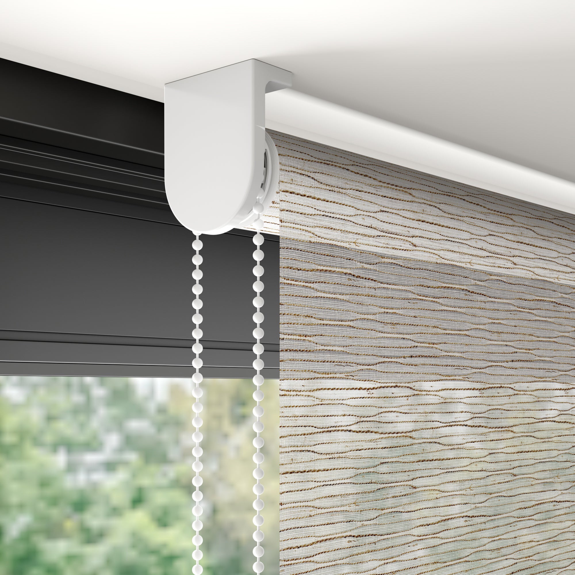 Bruges Voile Made to Measure Roller Blind Bruges Voile Pinecone