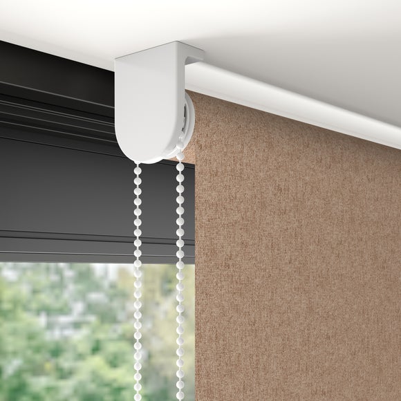 Luna Blackout Made to Measure Roller Blind Luna Light Chocolate