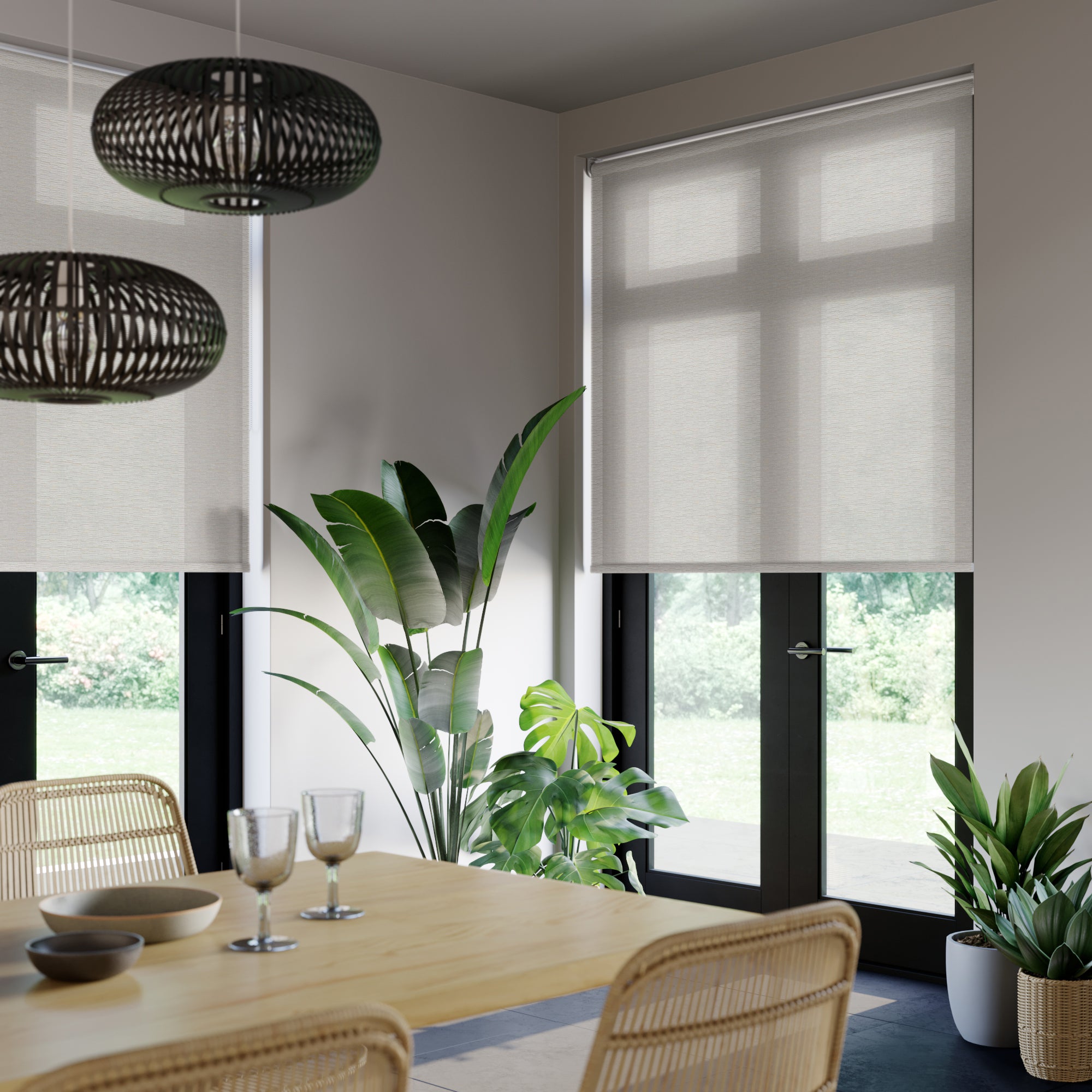 Bruges Voile Made to Measure Roller Blind Bruges Voile Natural
