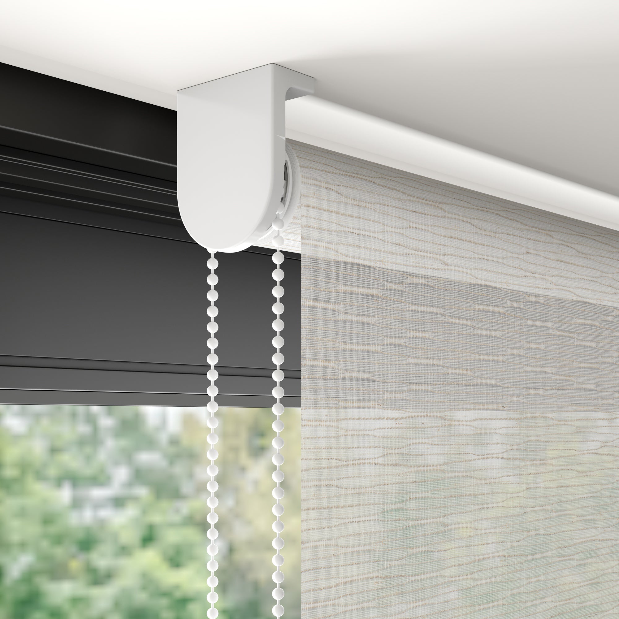 Bruges Voile Made to Measure Roller Blind Bruges Voile Natural