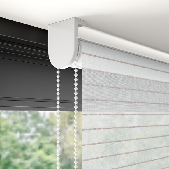 Barwell Horizontal Stripe Sheer Made to Measure Roller Blind Barwell Horizontal Stripe Sheer Mink