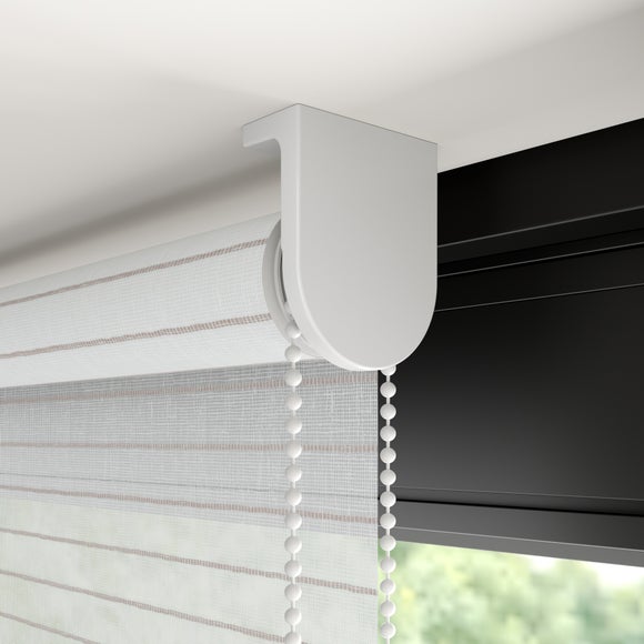 Barwell Horizontal Stripe Sheer Made to Measure Roller Blind Barwell Horizontal Stripe Sheer Mink