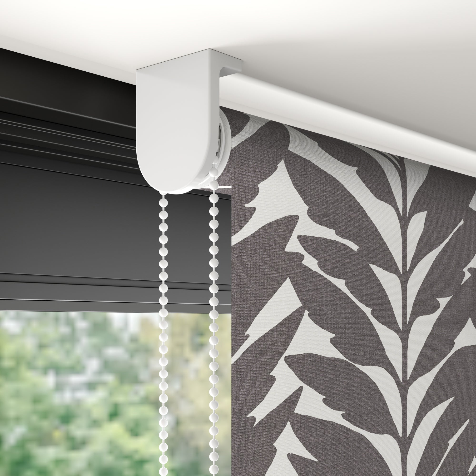 Acacia Blackout Made to Measure Roller Blind Acacia Ebony