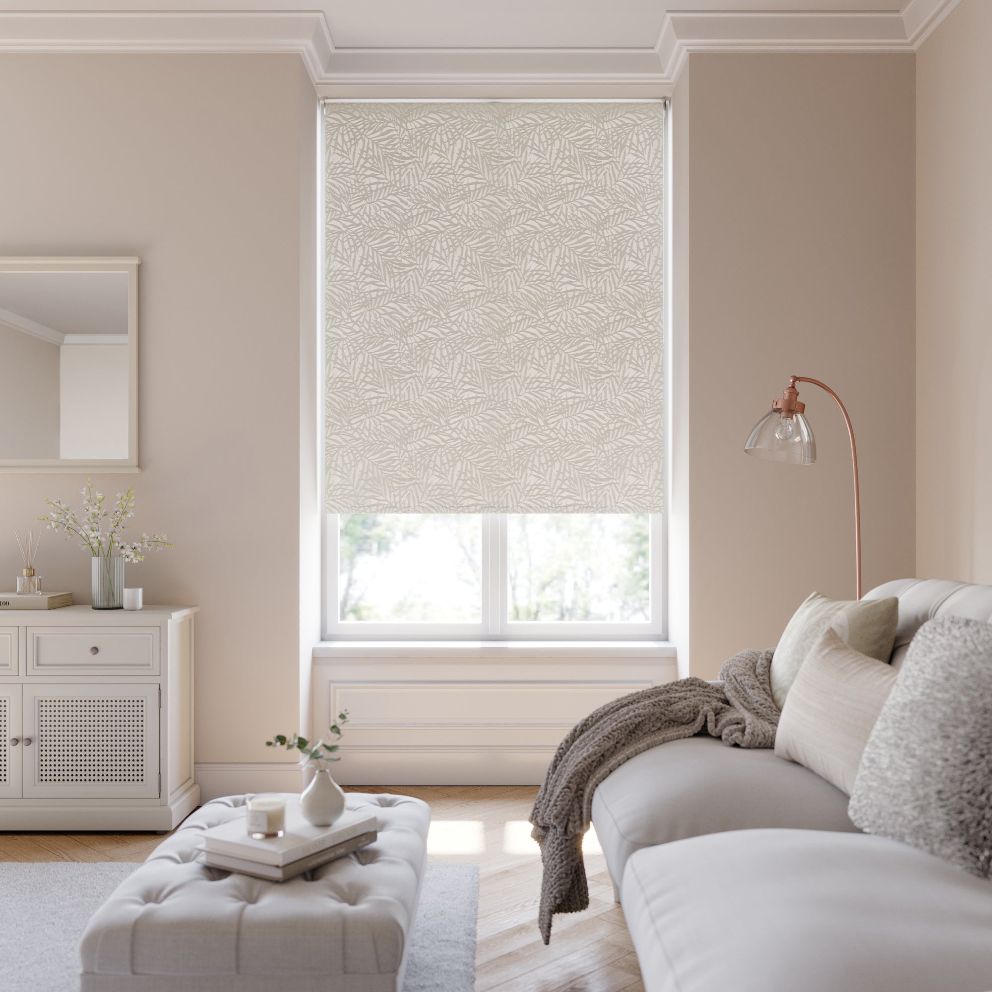 Zen Made to Measure Roller Blind Zen Linen