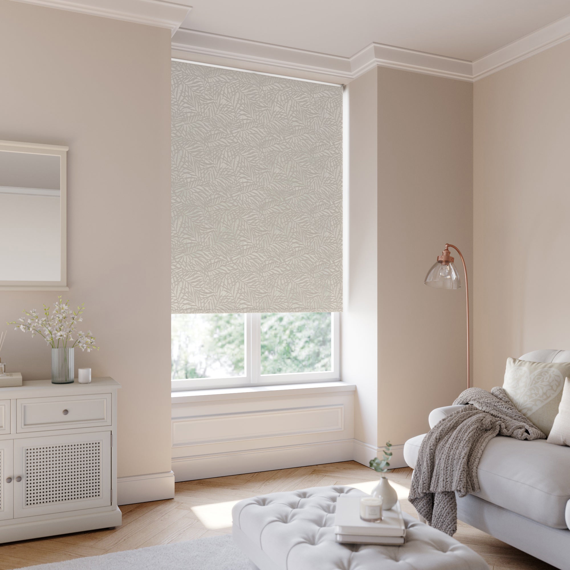 Zen Made to Measure Roller Blind Zen Linen