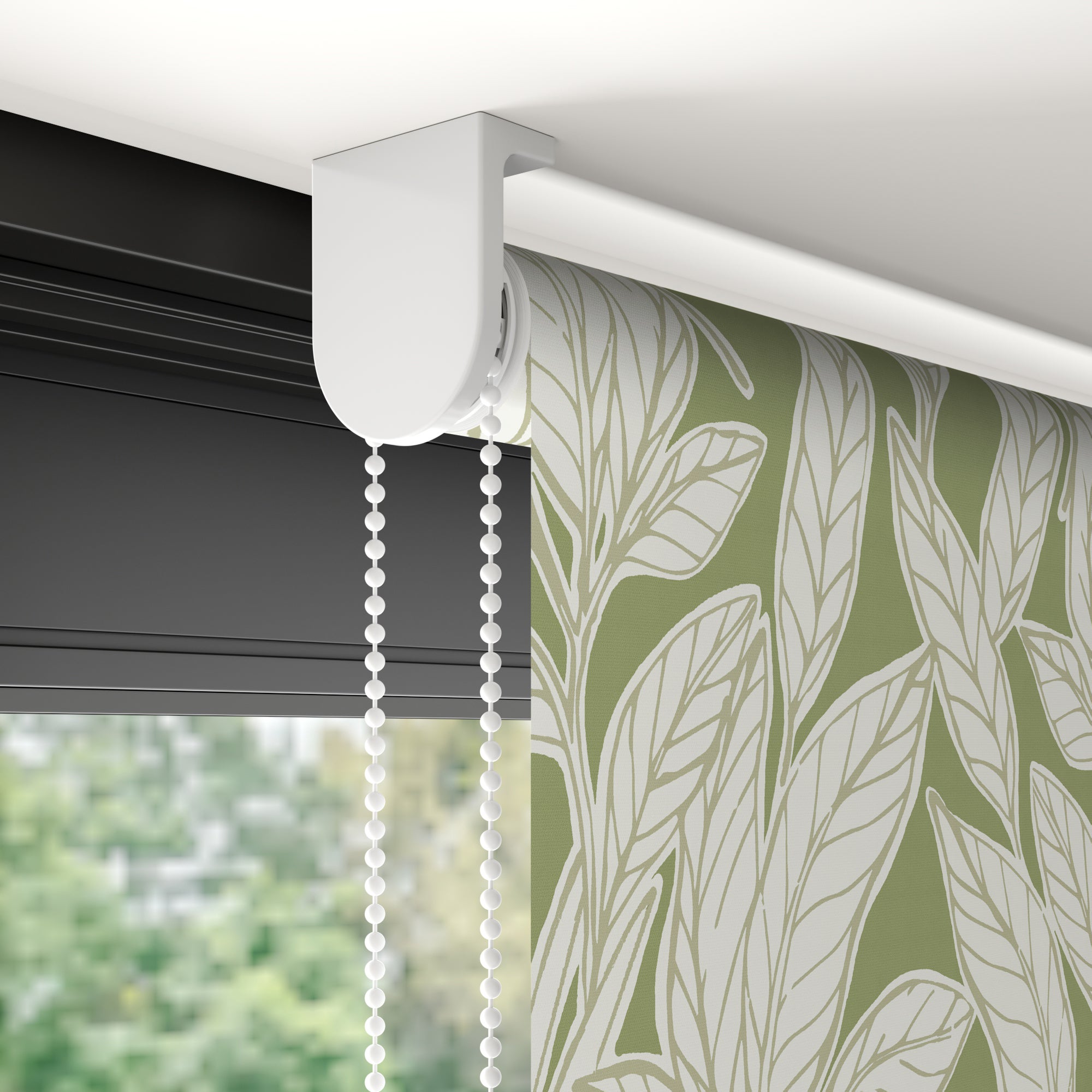 Fiji Made to Measure Roller Blind Fiji Green