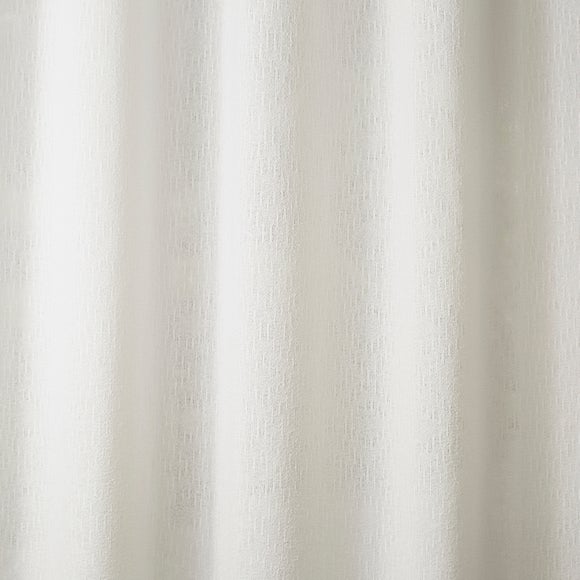 Raffia Made to Measure Voile Curtains White