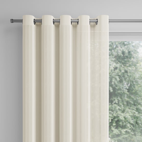 Horton Made to Measure Voile Curtains Natural