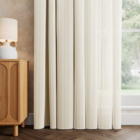 Horton Made to Measure Voile Curtains Natural