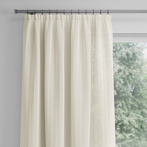 Horton Made to Measure Voile Curtains Natural