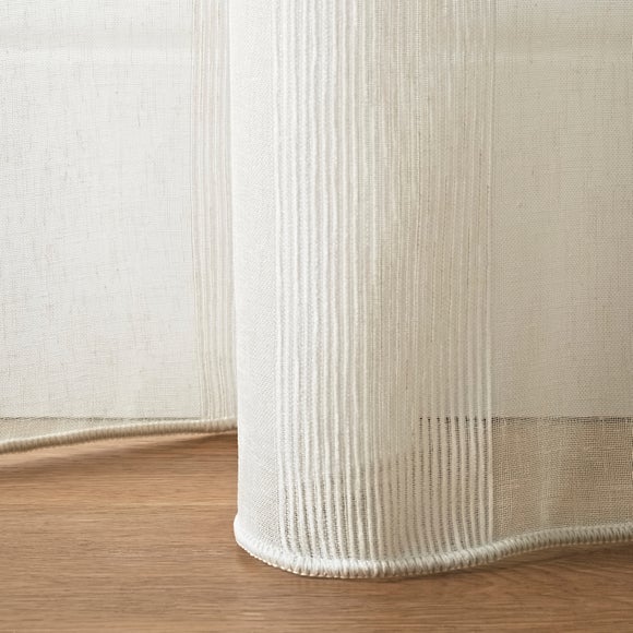 Haddon Made to Measure Voile Curtains Natural