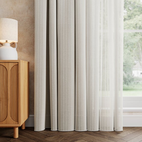 Iona Made to Measure Voile Curtains Natural