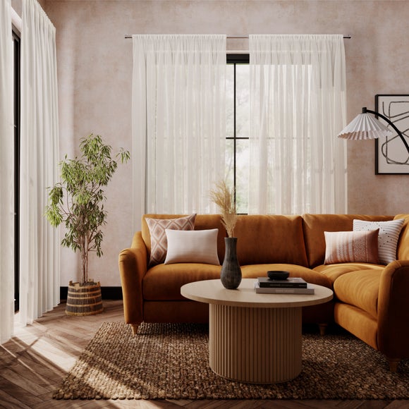 Iona Made to Measure Voile Curtains Natural