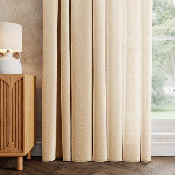 Medina Made to Measure Voile Curtains Natural