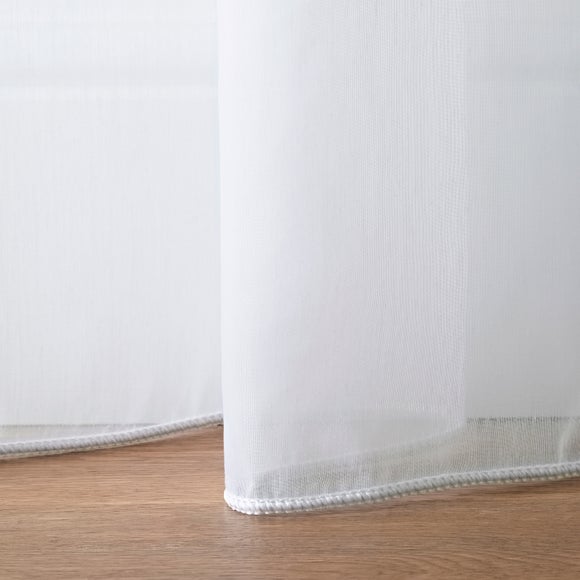 Marquis Made to Measure Voile Curtains White