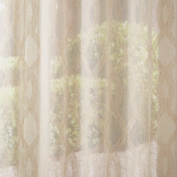 Lyra Made to Measure Voile Curtains Natural