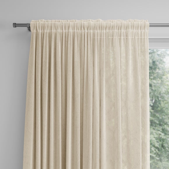 Lyra Made to Measure Voile Curtains Natural