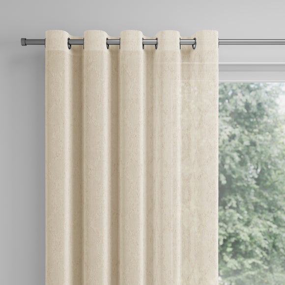 Lyra Made to Measure Voile Curtains Natural