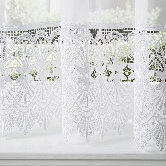 Melissa Made to Measure Voile Curtains White