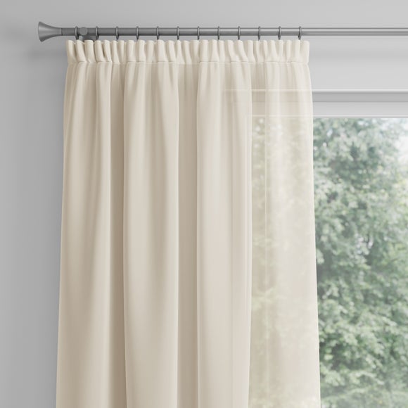 Sapphire Made to Measure Voile Curtains Cream