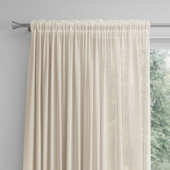 Sapphire Made to Measure Voile Curtains Cream