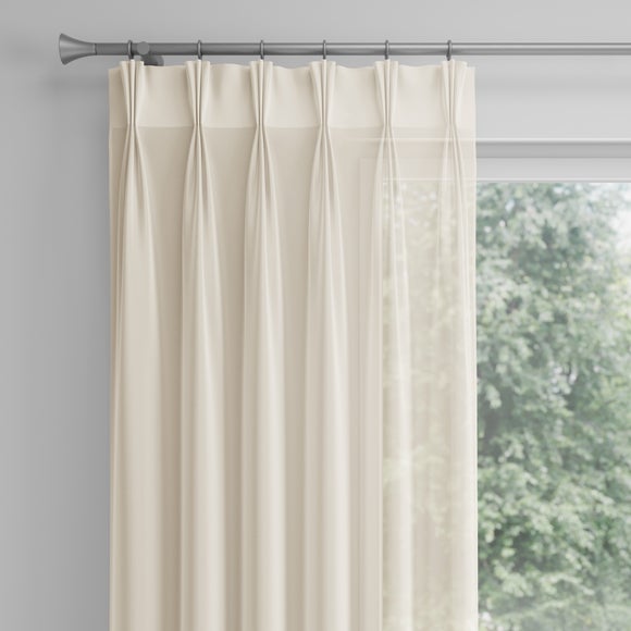 Sapphire Made to Measure Voile Curtains Cream