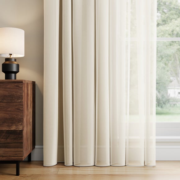 Sapphire Made to Measure Voile Curtains Cream